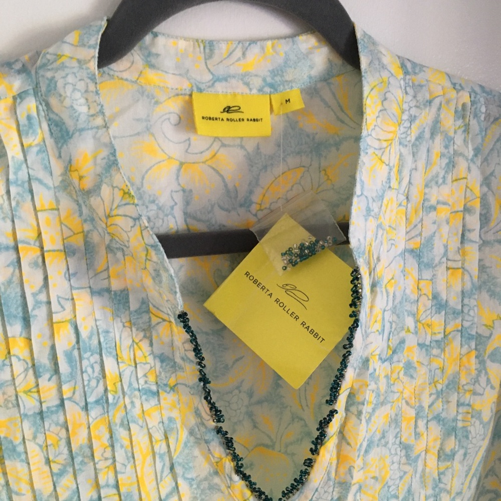 Roberta Roller Rabbit 100% cotton Irina top M Excellent condition, worn once. - Picture 4 of 12